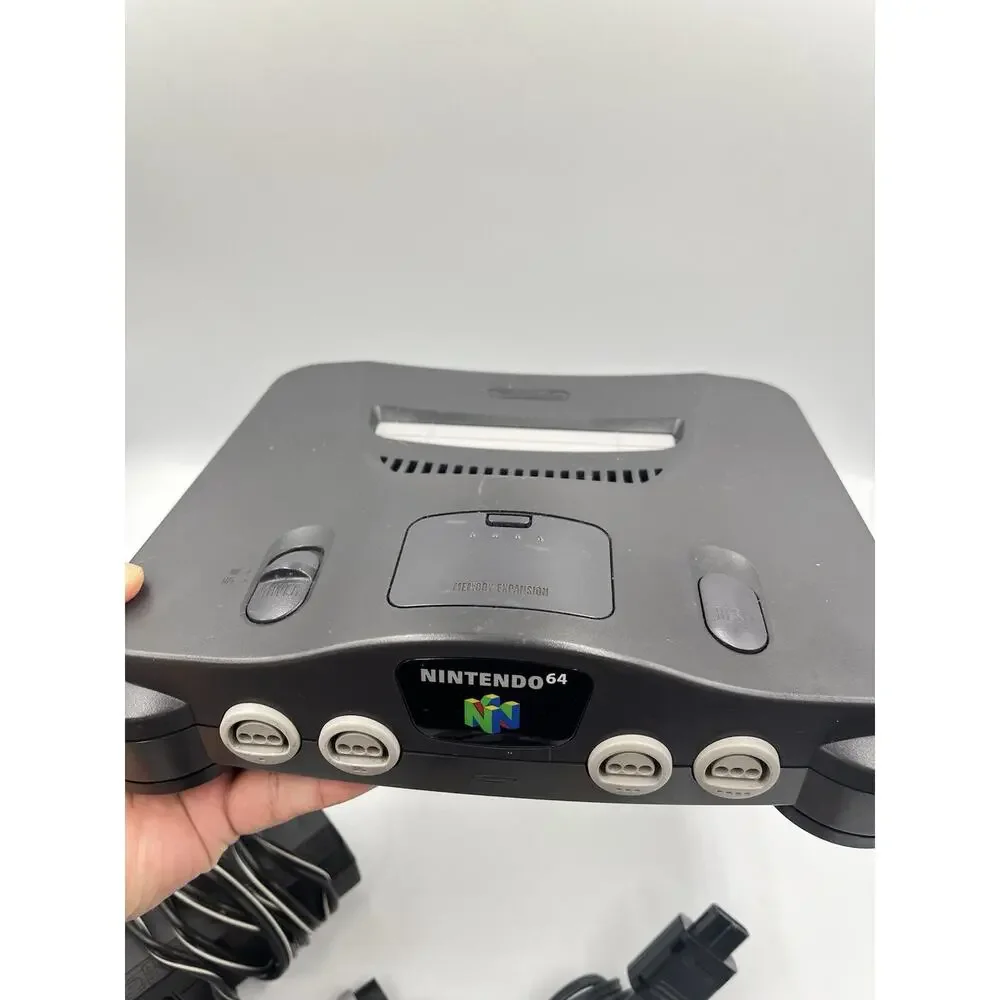 Nintendo 64 N64 Game Console w/ Gray Controller + Cords - TESTED Region Free JP